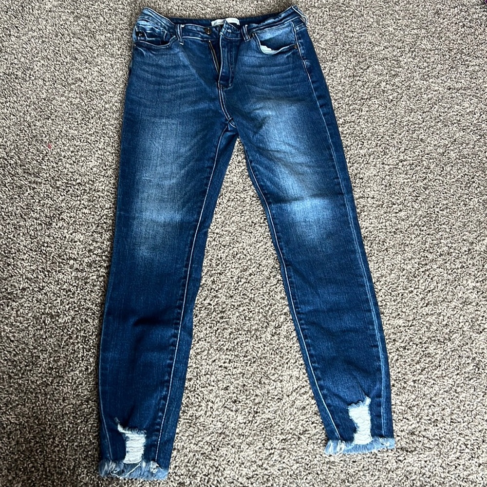 Women’s Kancan Raw Hem Skinny Jeans